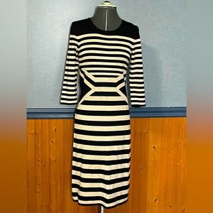 danny and nicole striped sweater dress